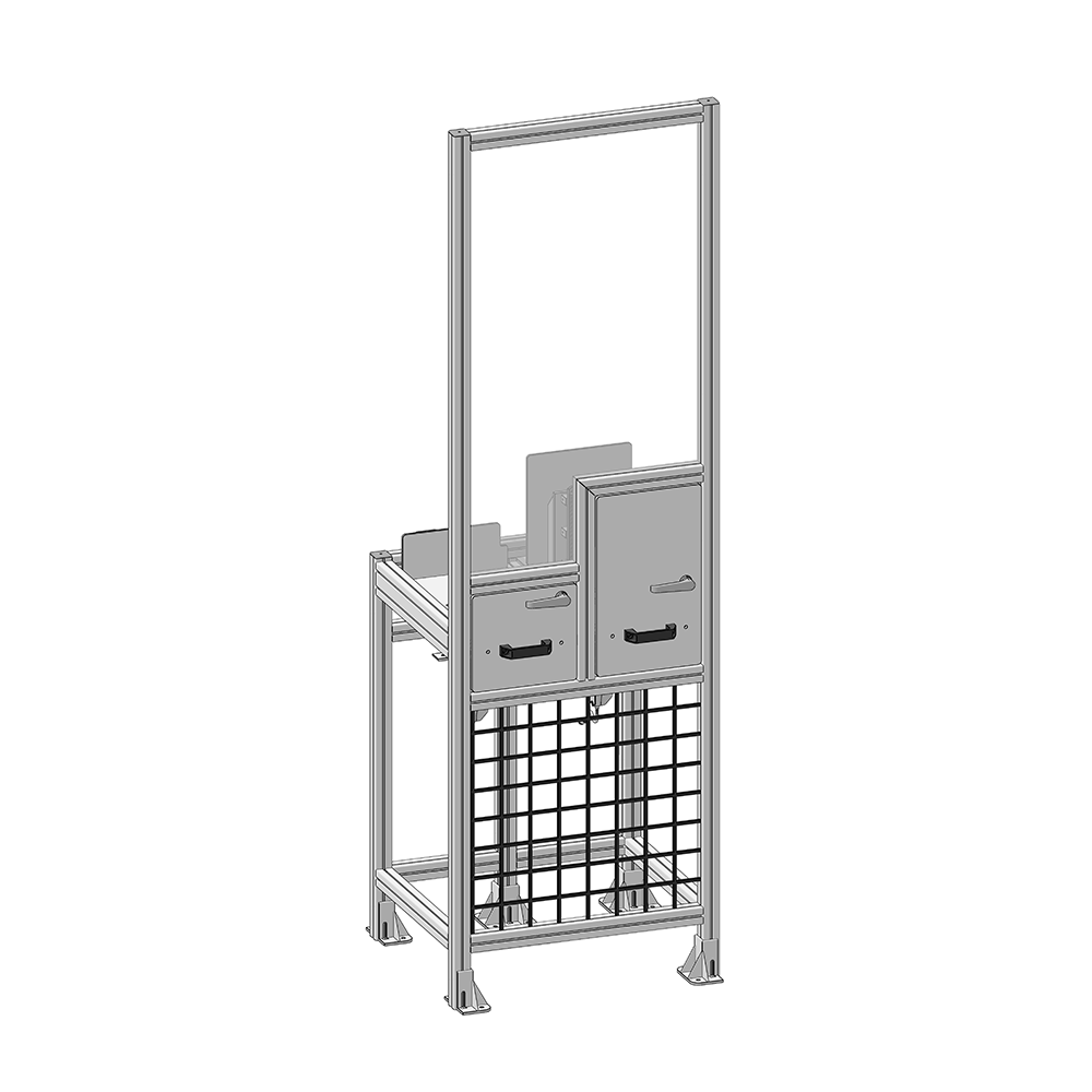 40-523-0 MODULAR SOLUTIONS ANGLE BRACKET 60MM TALL X 30MM WIDE HARDWARE NOT INCLUDED